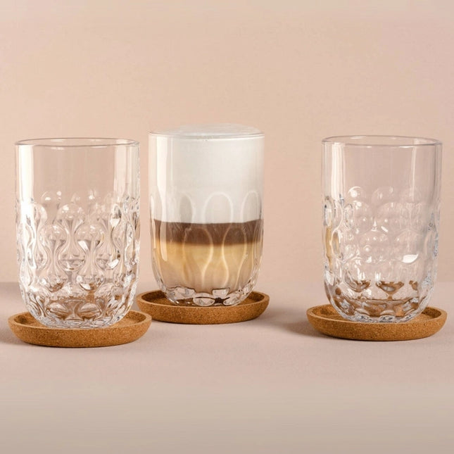 Leonardo Gocce Latte Macchiato Glazen set/3 - 390 ml