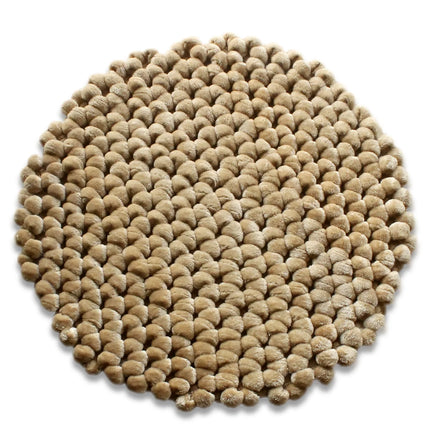 Heckettlane Lusso Badmat 60 cm rond Real Taupe