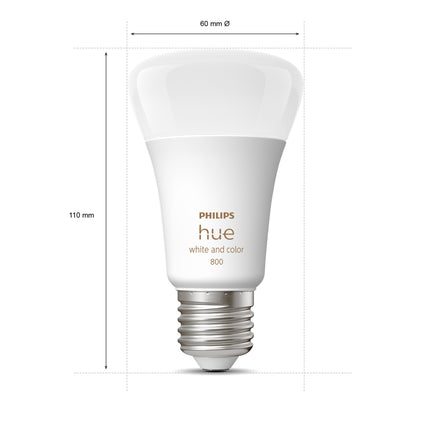 Philips HueWCA 9W A60 E27 2P EU