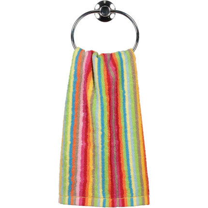 Cawö Life Style Streep handdoek - multi licht