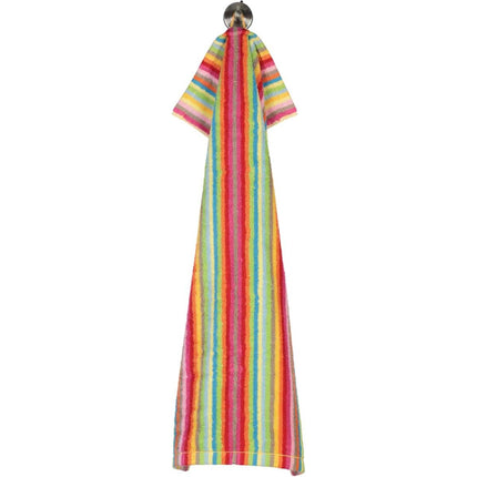 Cawö Life Style Streep handdoek - multi licht