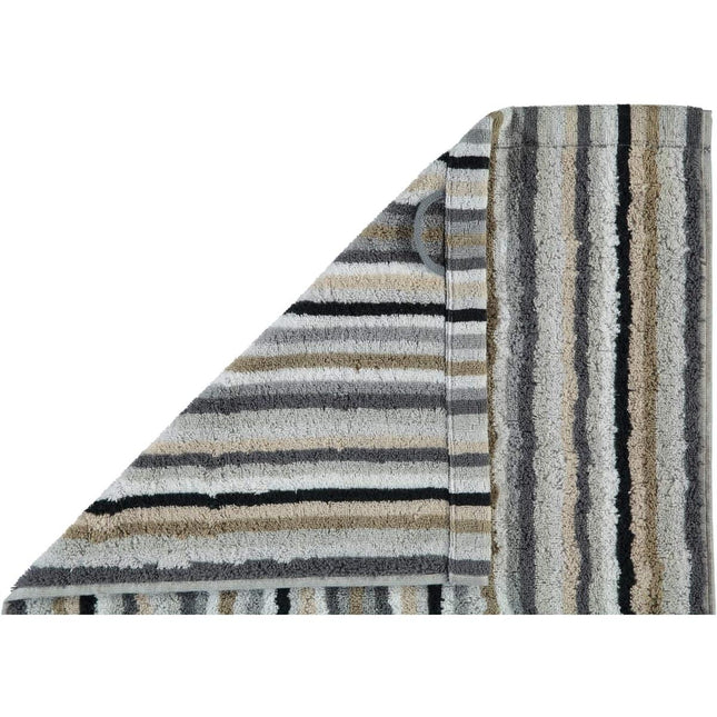 Cawö Life Style Streep gastendoek - kiezel