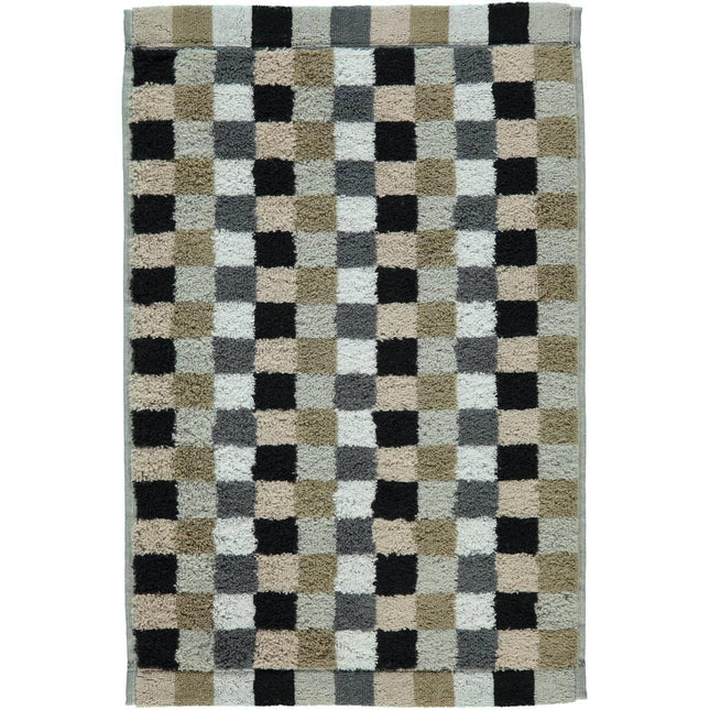 Cawö Life Style Block gastendoek - kiezel