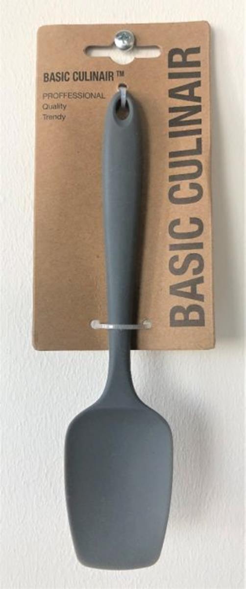Basic Culinair Siliconen Lepel S – Grijs