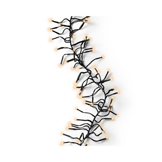 Lumineo LED Clusterverlichting voor binnen + buiten - 1900cm - 2040 lamps - klassiek warm