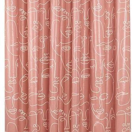 Mind douchegordijn 180/200 Pink/ Peva