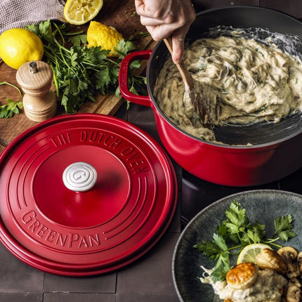 GreenPan Featherweights Braadpan Rood - 22 cm