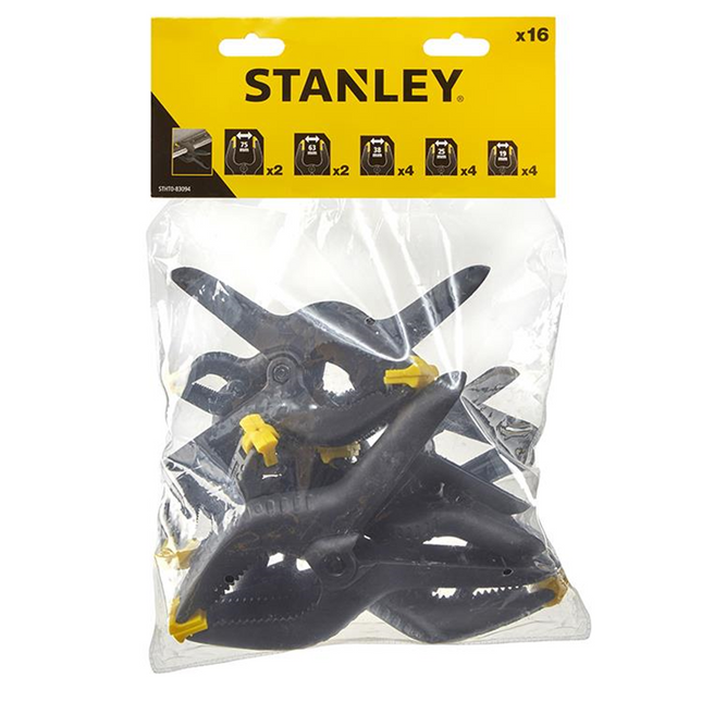 Stanley Veerklemmenset - 16 stuks
