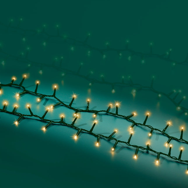 Lumineo LED Compact Lights voor binnen+buiten - 22,5 meter - 1000 lamps - Soft Gold