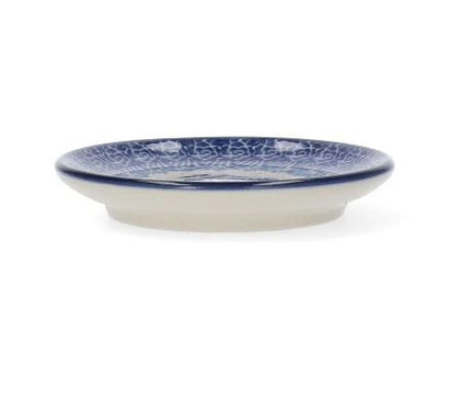 Bunzlau Castle Teabag Dish Round - VGM Irises