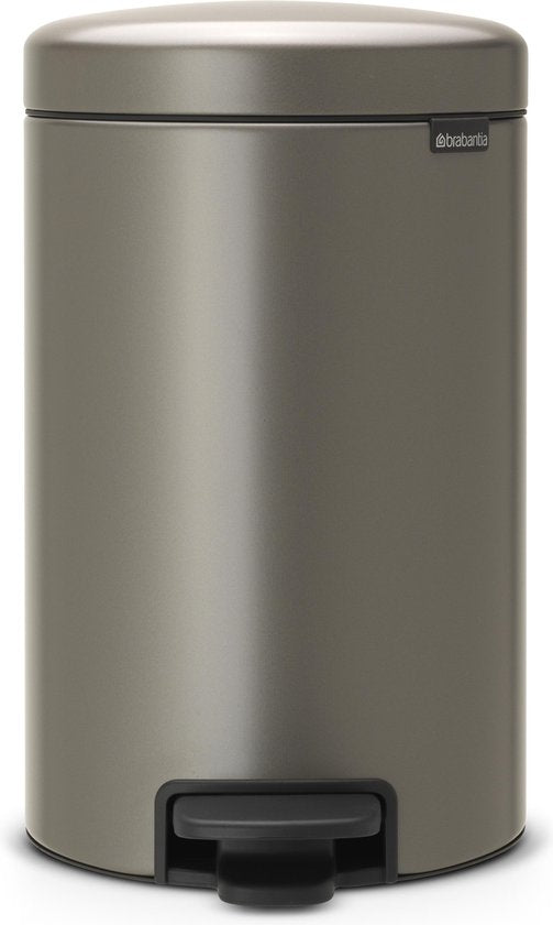 Brabantia Pedaalemmer Newlcon  Platinum - 12 liter