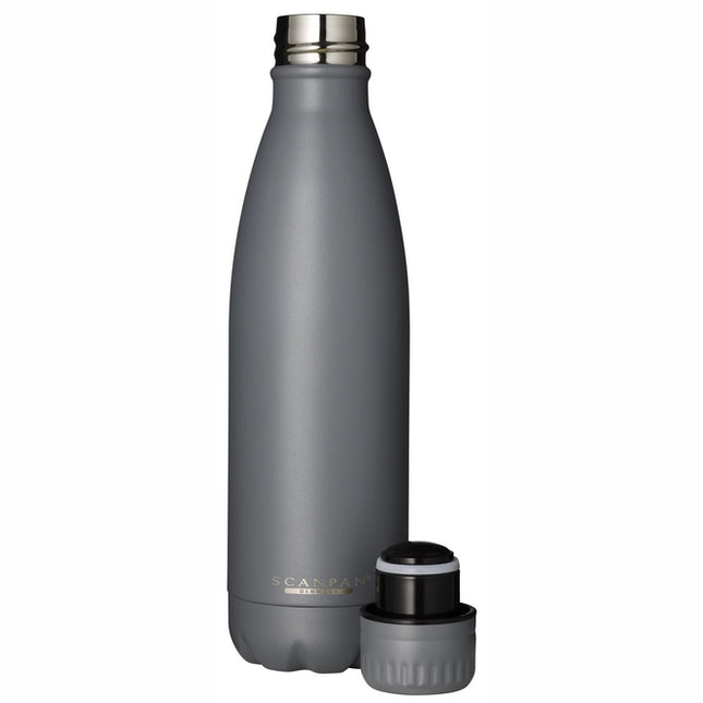 Scanpan To Go Isoleerfles 500 ml - neutral grey