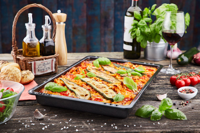 Habonne Emaille Braadslede Laag – 42x29x4 cm