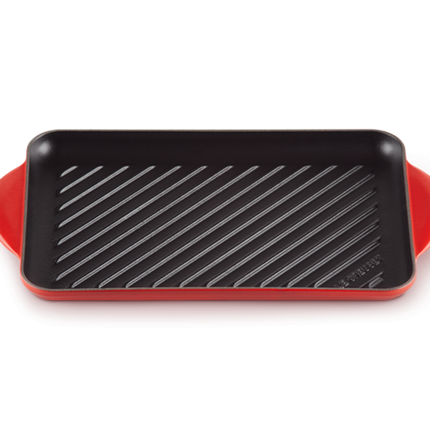 Le Creuset Grillplaat 32 cm - Rood gietijzer