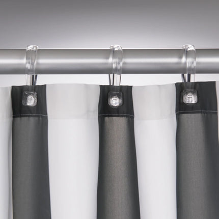 Douchegordijn Linje grijs 180/200