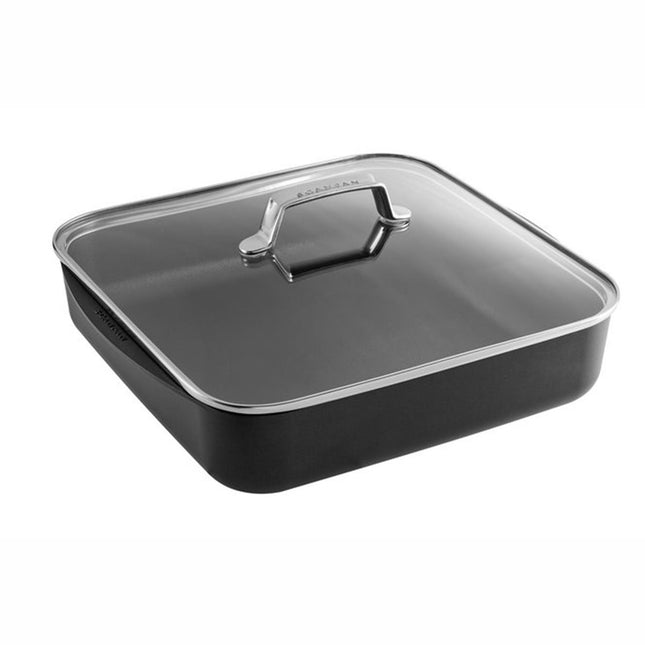 Scanpan TechnIQ Glazen deksel 33x33 cm met RVS rand