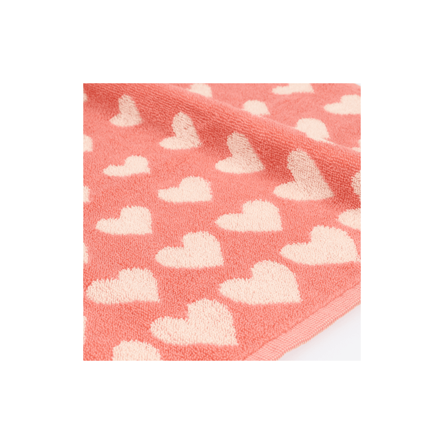 Bunzlau Castle Keukendoek Hearts - Pink