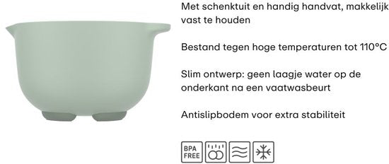 Mepal Chef It Beslagkom 3000 ml - chalk