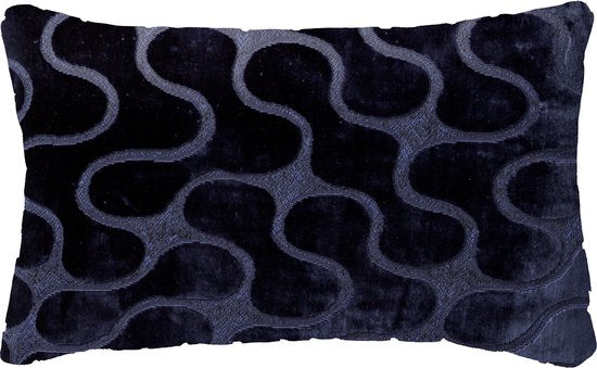 Dutch Decor Sierkussen Nadine 30x50 cm Insignia Blue