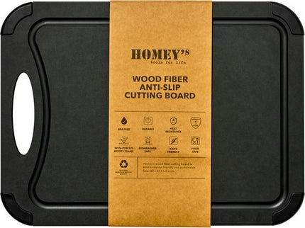 Homey's Snijplank Houtvezel 370x275 mm - naturel