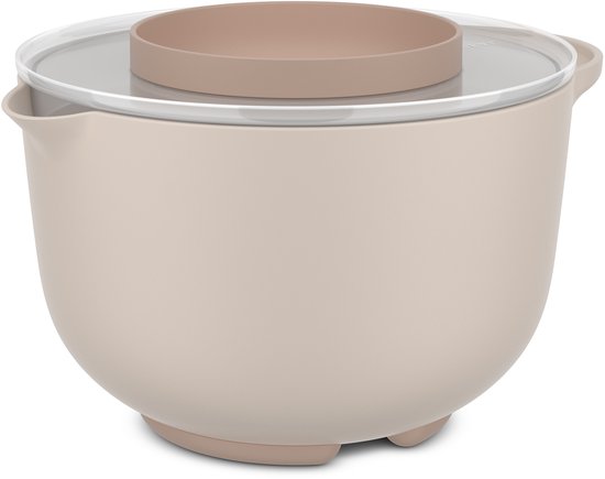 Mepal Chef It Beslagkom met Spatdeksel 3000 ml - Chalk