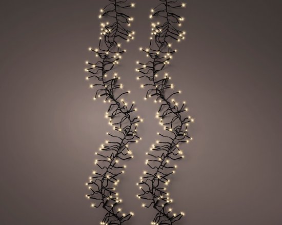 Lumineo LED Cluster Lights voor binnen+buiten - 4,2 meter - 448 lamps - Soft Gold