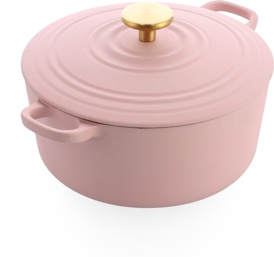 BK Bourgogne Braadpan 24 cm - Blush Pink
