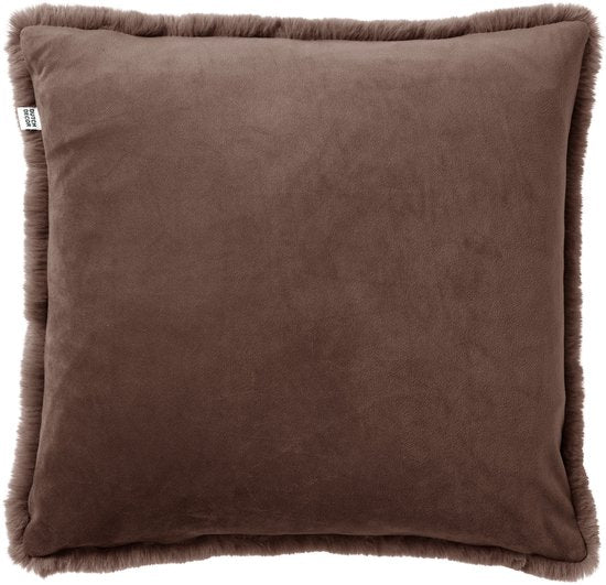 Dutch Decor Sierkussen Zaya 45x45 cm Chocolate Martini