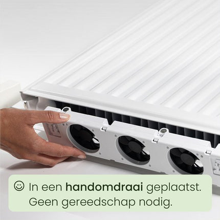 SpeedComfort Radiatorventilator Trio Set – 3 ventilatoren