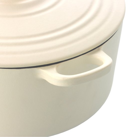 BK Bourgogne Braadpan 24 cm - Cream White