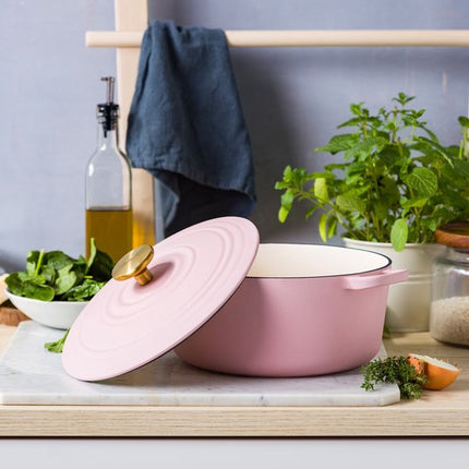 BK Bourgogne Braadpan 24 cm - Blush Pink