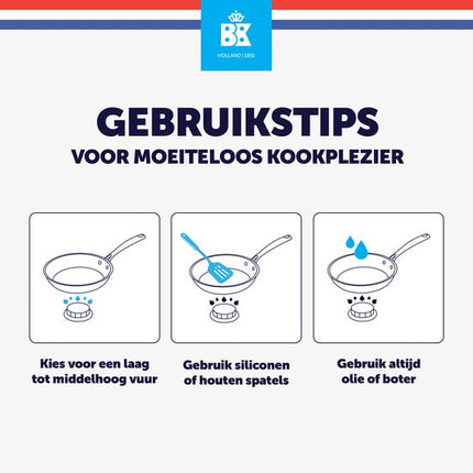 BK Bourgogne Braadpan 24 cm - Blush Pink