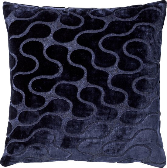 Dutch Decor Sierkussen Nadine 45x45 cm Insignia Blue