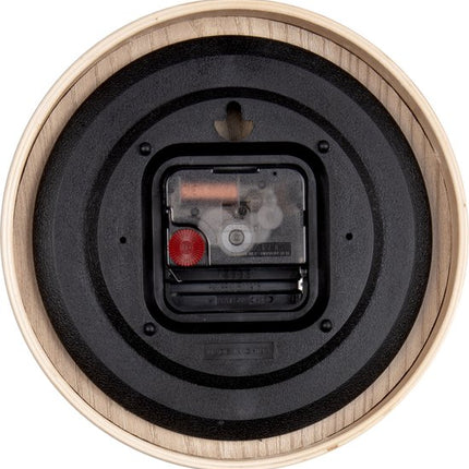 Karlsson Table Clock Pure wood grain - moss green