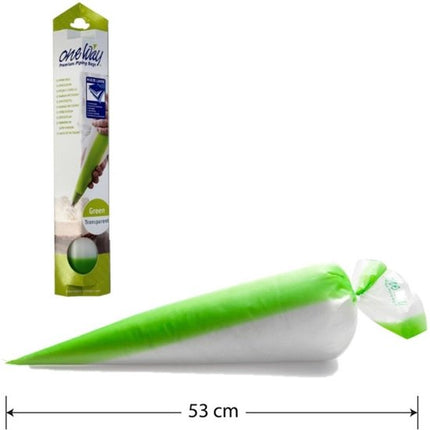 One Way Spuitzak Masterline Green/clear rol 12 stuks - 530x280 mm