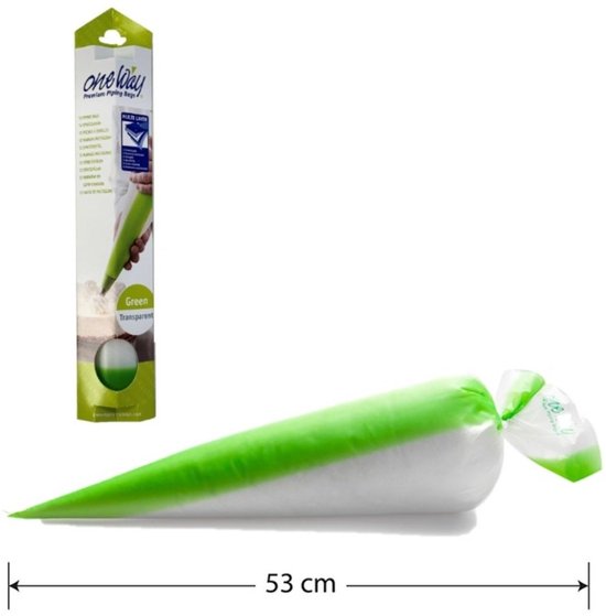 One Way Spuitzak Masterline Green/clear rol 12 stuks - 530x280 mm