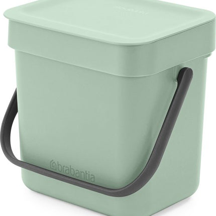 Brabantia Sort & Go Afvalemmer 3 L - Jade Green