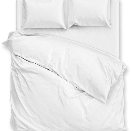 Heckettlane Dekbedovertrek Percalle, Crystal White, 240x200/220 cm