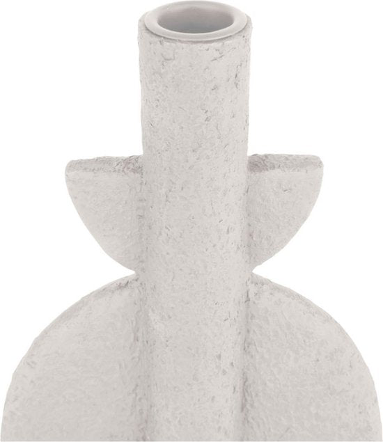 Present Time Candle holder Bubble polyresin - ivory