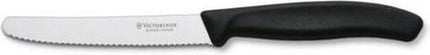 Victorinox Swiss Classic Tomaten-/ broodmes 11 cm - zwart