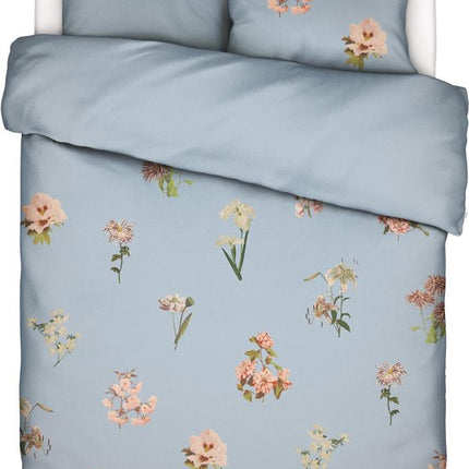 Annebella Duvet cover Zen blue 2p set 240x220+2/60x70 Zen blue laatste!