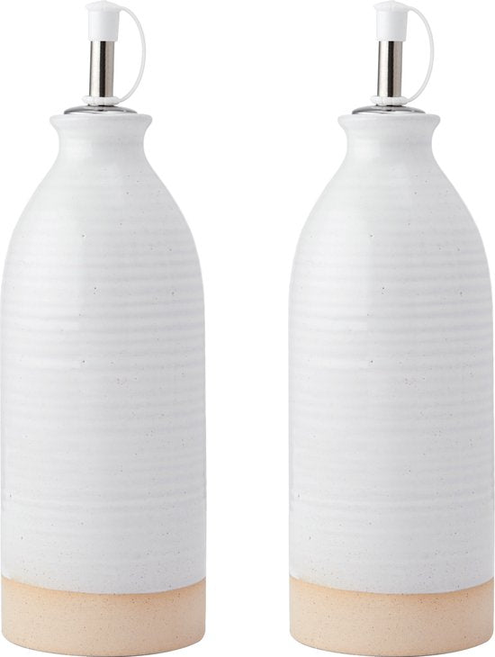 KitchenCraft Olie/Azijnfles Set/2 - 450 ml
