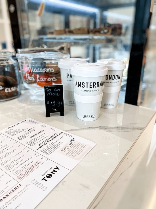 Joe&Jill Coffee to Go Mok 330 ml - London