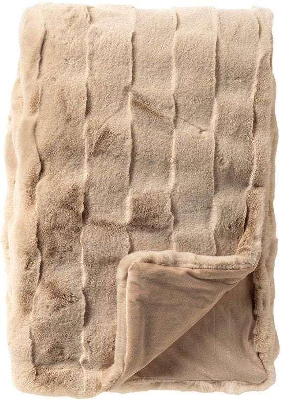 Dutch Decor Plaid Ferron 140x180 cm Irish Cream