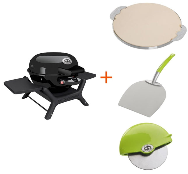 Outdoorchef Elektrische barbecue P-420 E Minichef + pizzaset