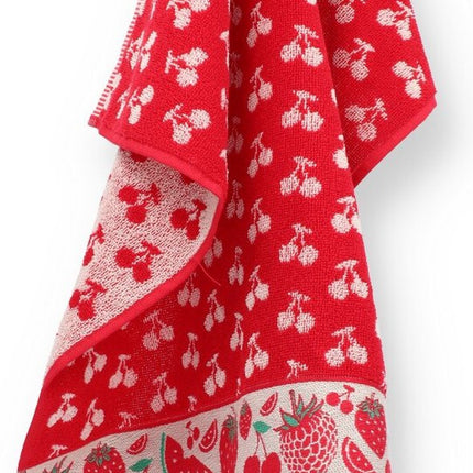 Bunzlau Castle Kitchen Towel Fruit Red
