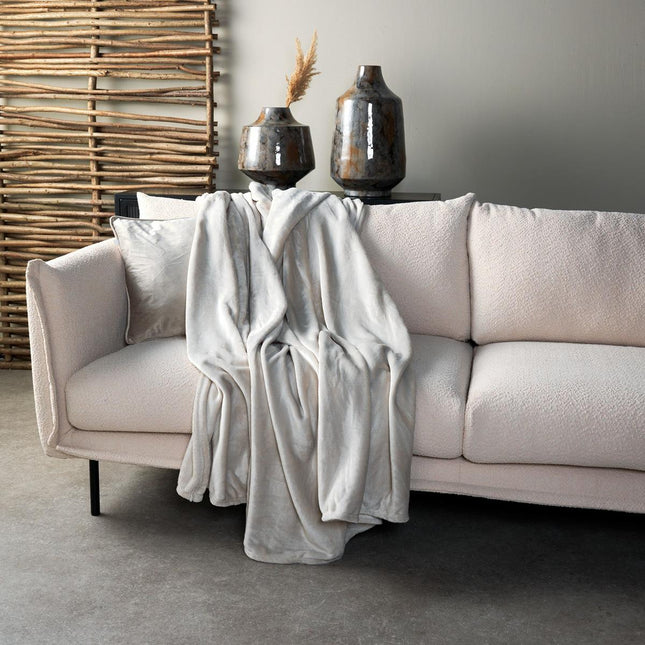 Dutch Decor Plaid Charlie 200x220 cm Pumice Stone