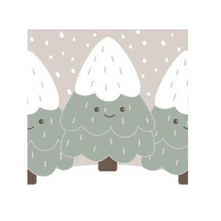 Duni servetten Cute Trees - 33x33cm