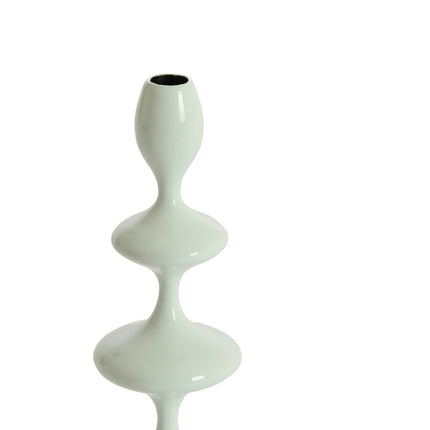 Light & Living, kandelaar VIREEN, 10,5x34,5 cm, glans licht blauw
