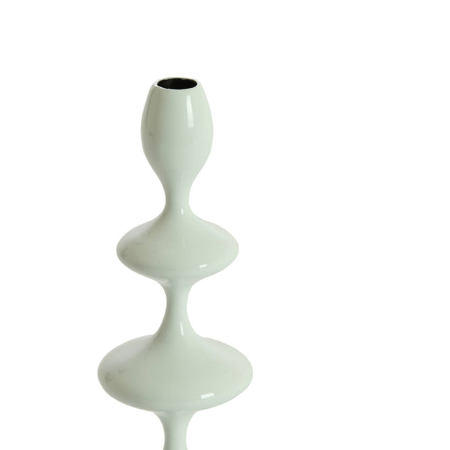 Light & Living, kandelaar VIREEN, 10,5x34,5 cm, glans licht blauw